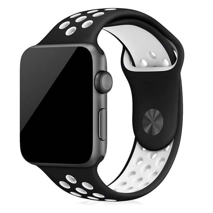 Correa deportiva de silicona Compatible con Apple Watch de: 38/40/41mm Talla S/M