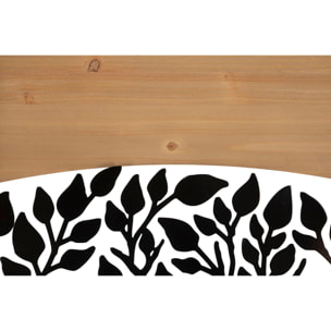 PANNELLO DA MURO ARC FERRO E WOOD SET 3PZ CM 105X2X70 (35X2X70)