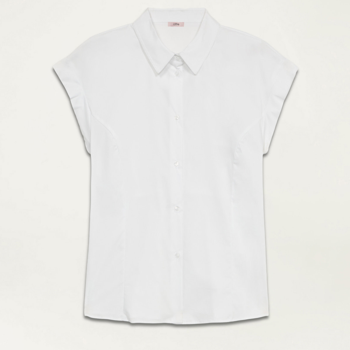 Oltre - Camisa con mangas de quimono - Blanco