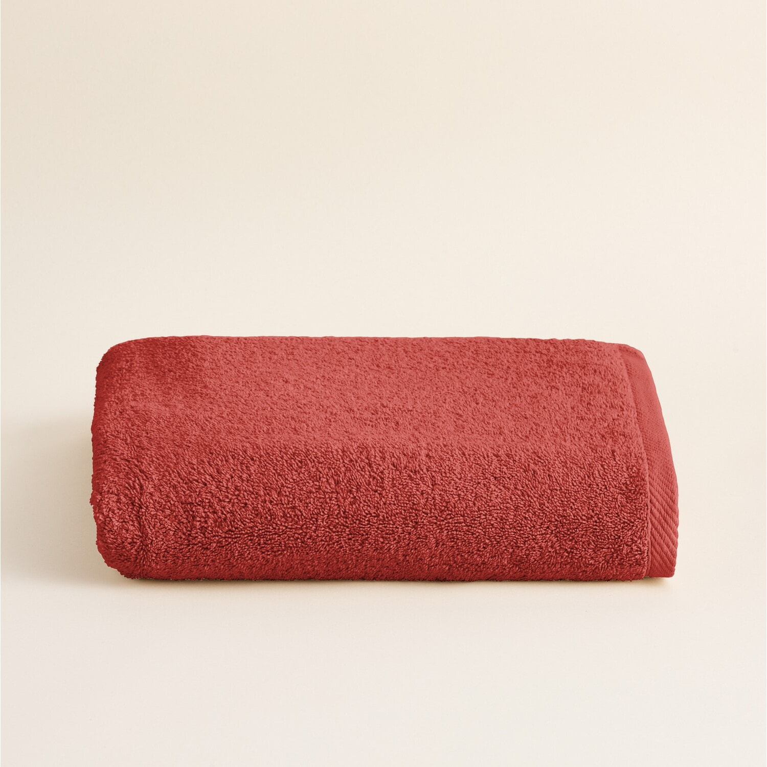 Serviette Éponge 100% Coton Peigné - 600 g/m2 TERRACOTTA