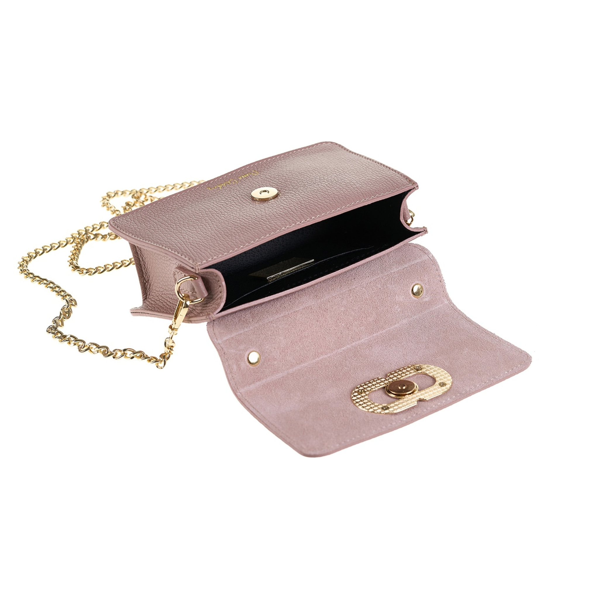 Borsa a mano da donna Made in Italy - Modello Aurélia Nova - 100% pelle - 19.5 x 10.0 x 7.0 cm