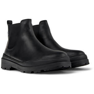 Botines - CAMPER Brutus Trek - Negro - Cuero liso