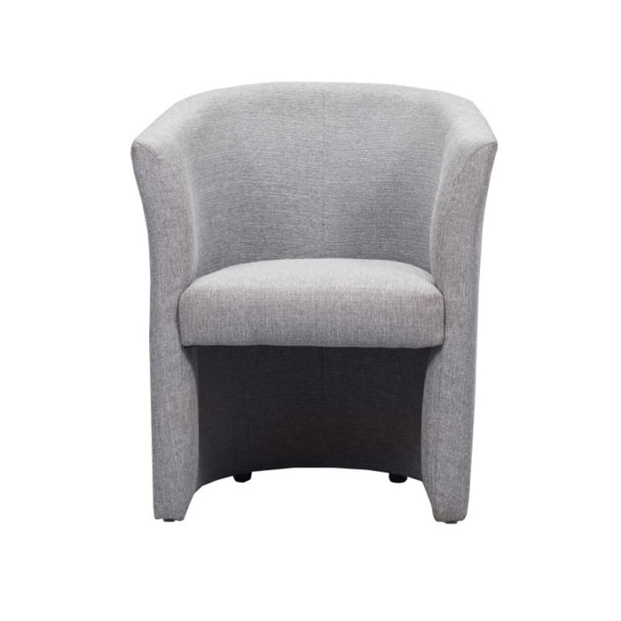 Fauteuil cabriolet en tissu avec accoudoirs - LILOU