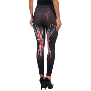 Legging uk pintado negro