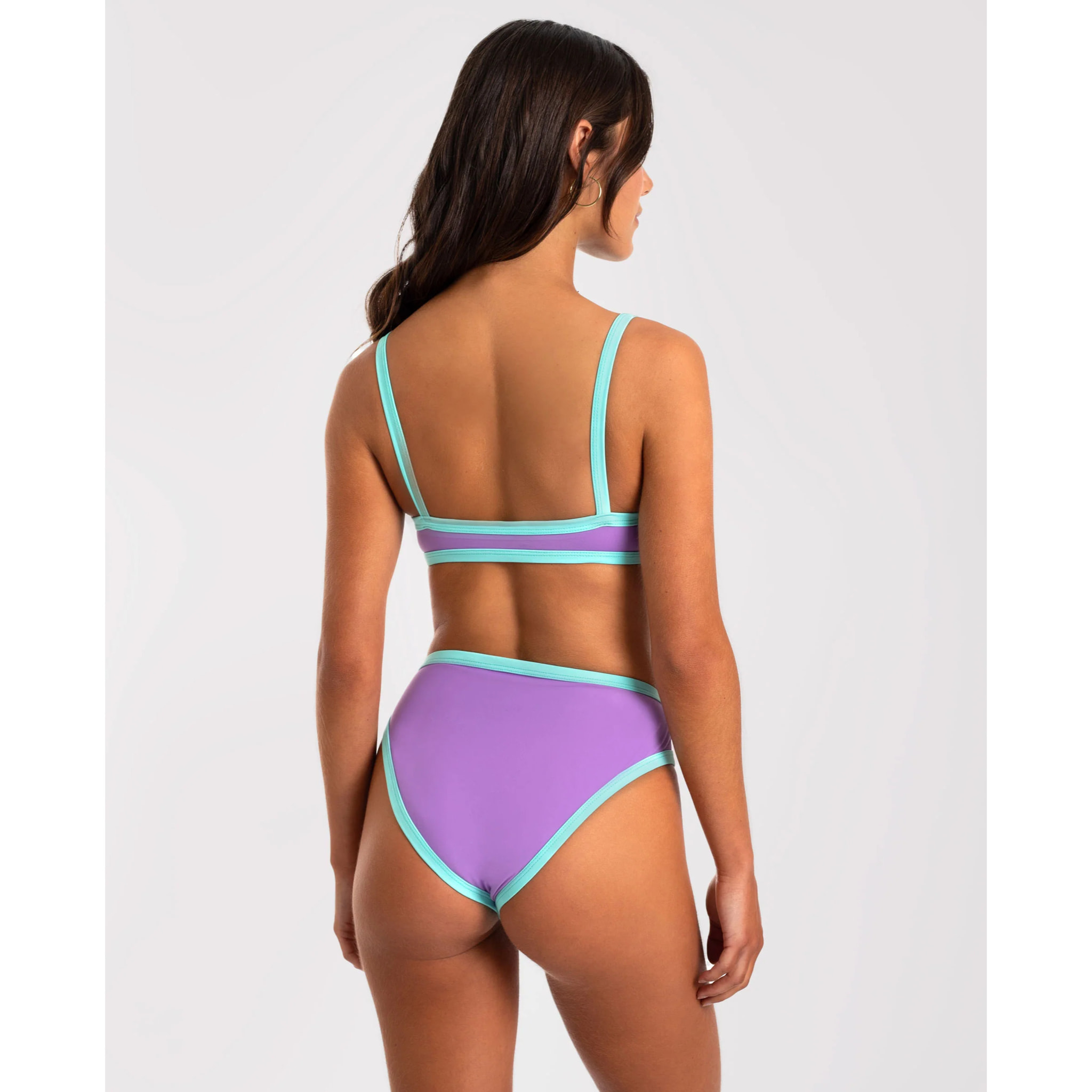BIKINI MORAIRA top · LAVANDA Y TURQUESA