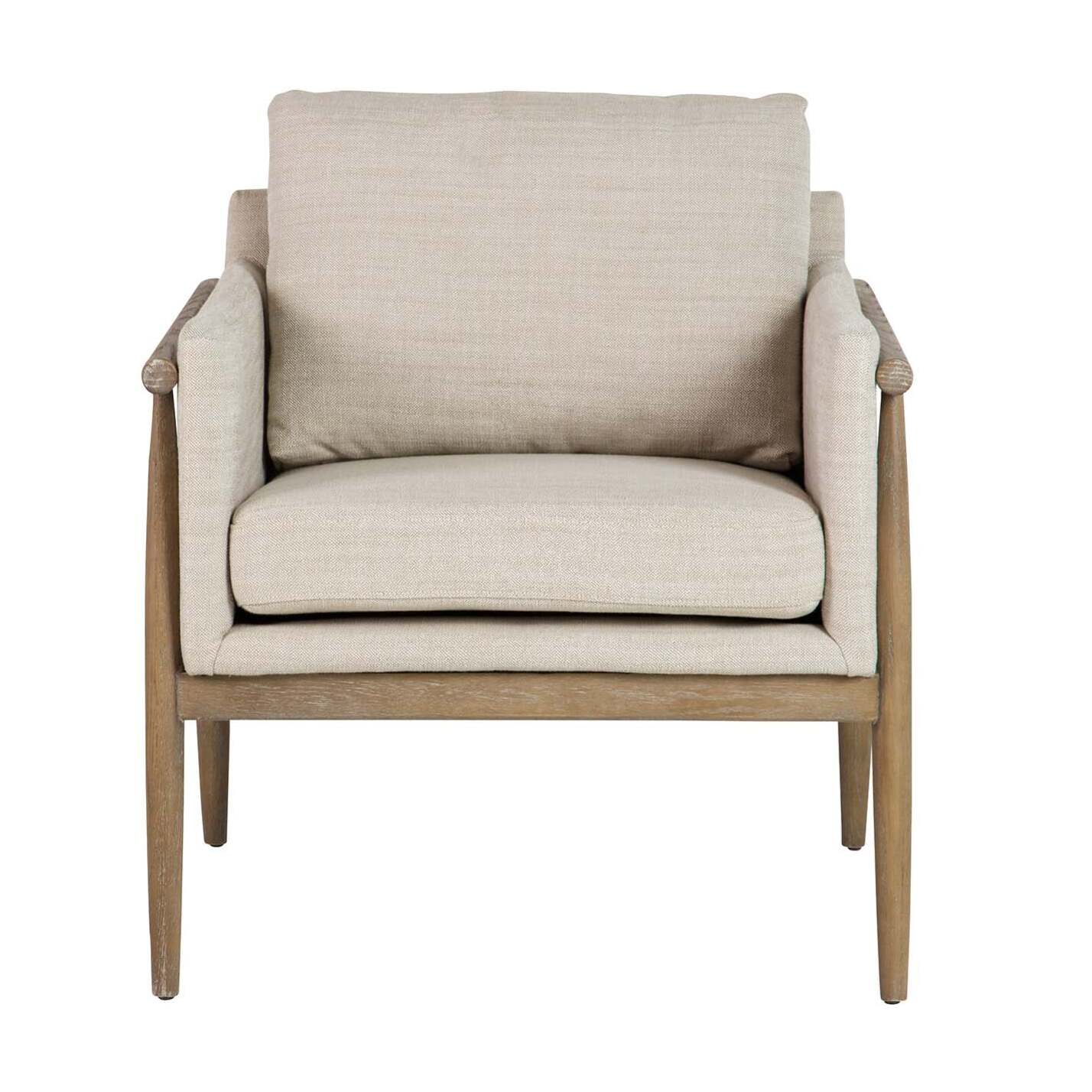 Butaca Madera Fresno Beige 77x74x72 Cm