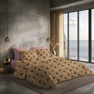 COTTON CLUB Parure Copripiumino Monet in Percalle