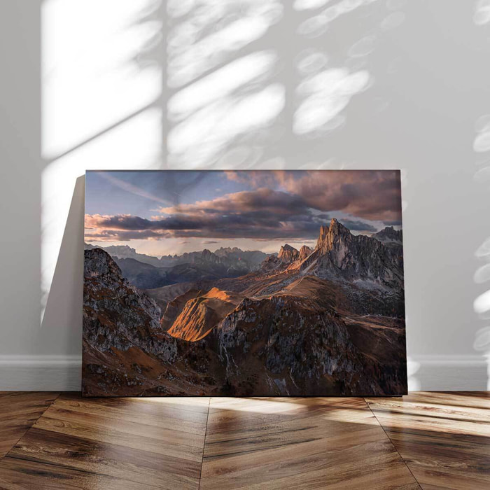 Tableau montagne Sentier dans les dolomites Tableau alu Dibond