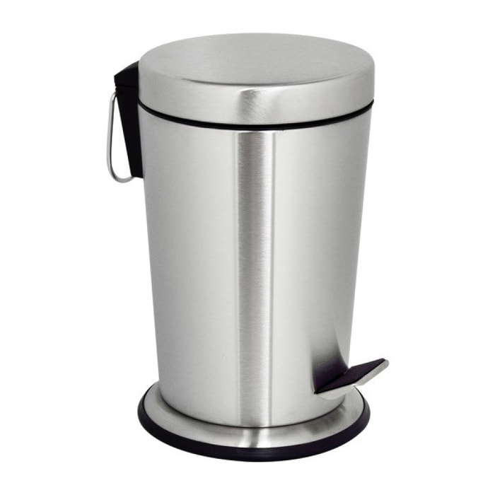 Poubelle à pédale Inox CONIC 5L MSV