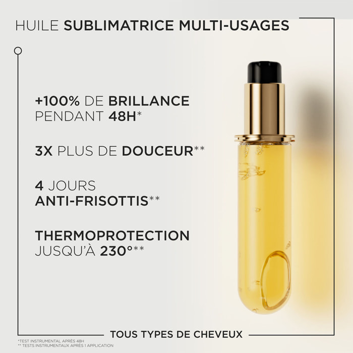 L'Huile Originale  - Recharge Huile nourrissante pour tous types de cheveux