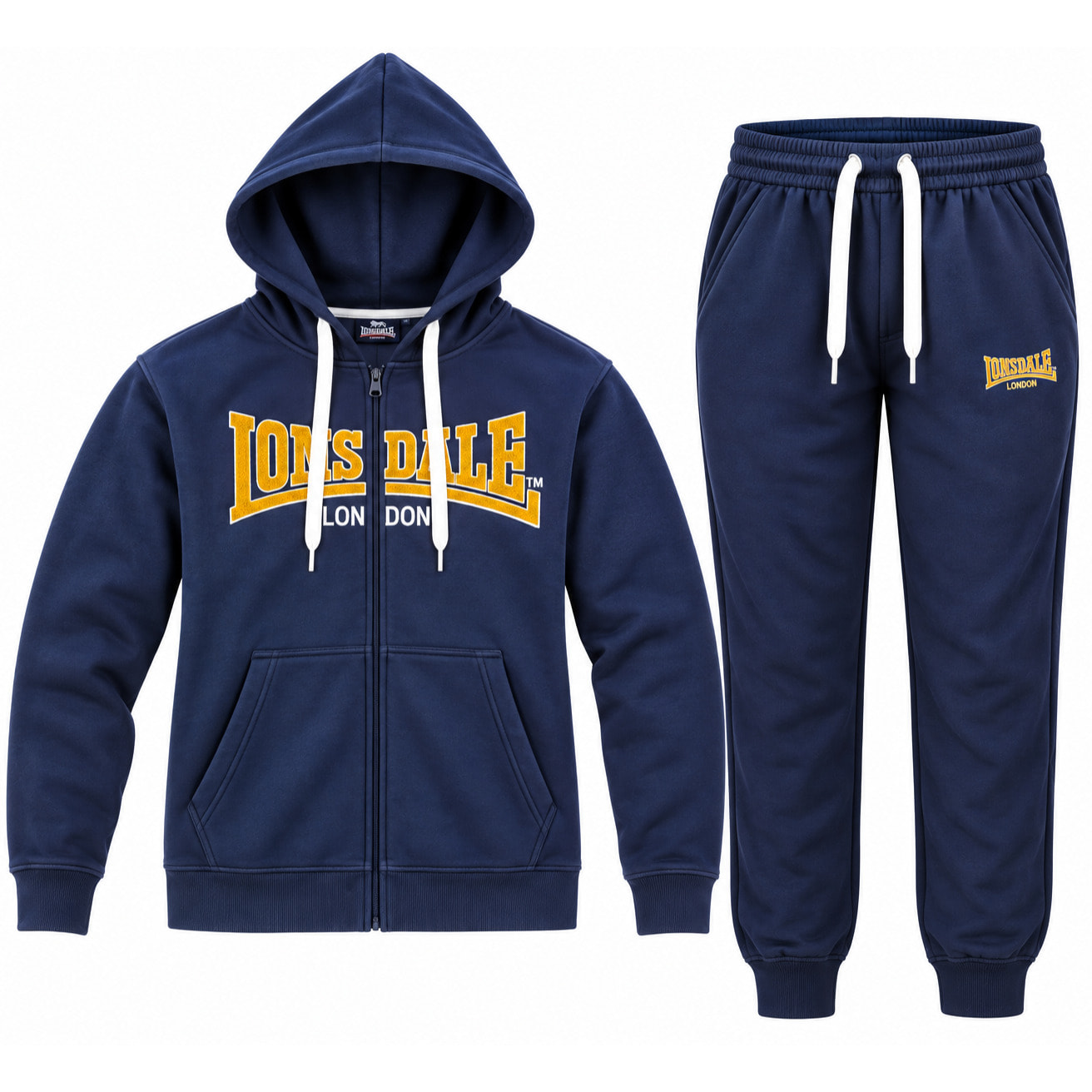 Tuta Uomo LONSDALE Cotone Felpato Zip
