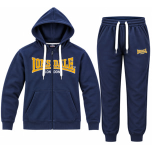 Tuta Uomo LONSDALE Cotone Felpato Zip