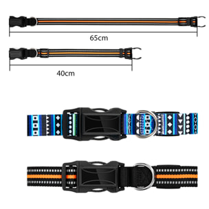Localizzatore GPS speciale per cani e animali domestici. BDS+LBS+AGPS. Collare da 40 a 64 cm di diametro, riflettente.