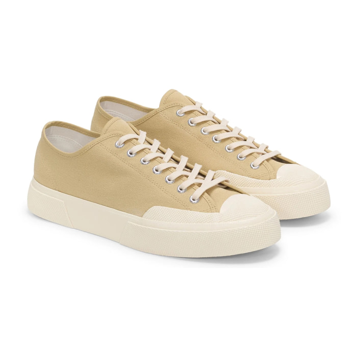 Superga - Zapatillas Unisex Beige - 2432 WORKS LOW CUT COTTON CANVAS