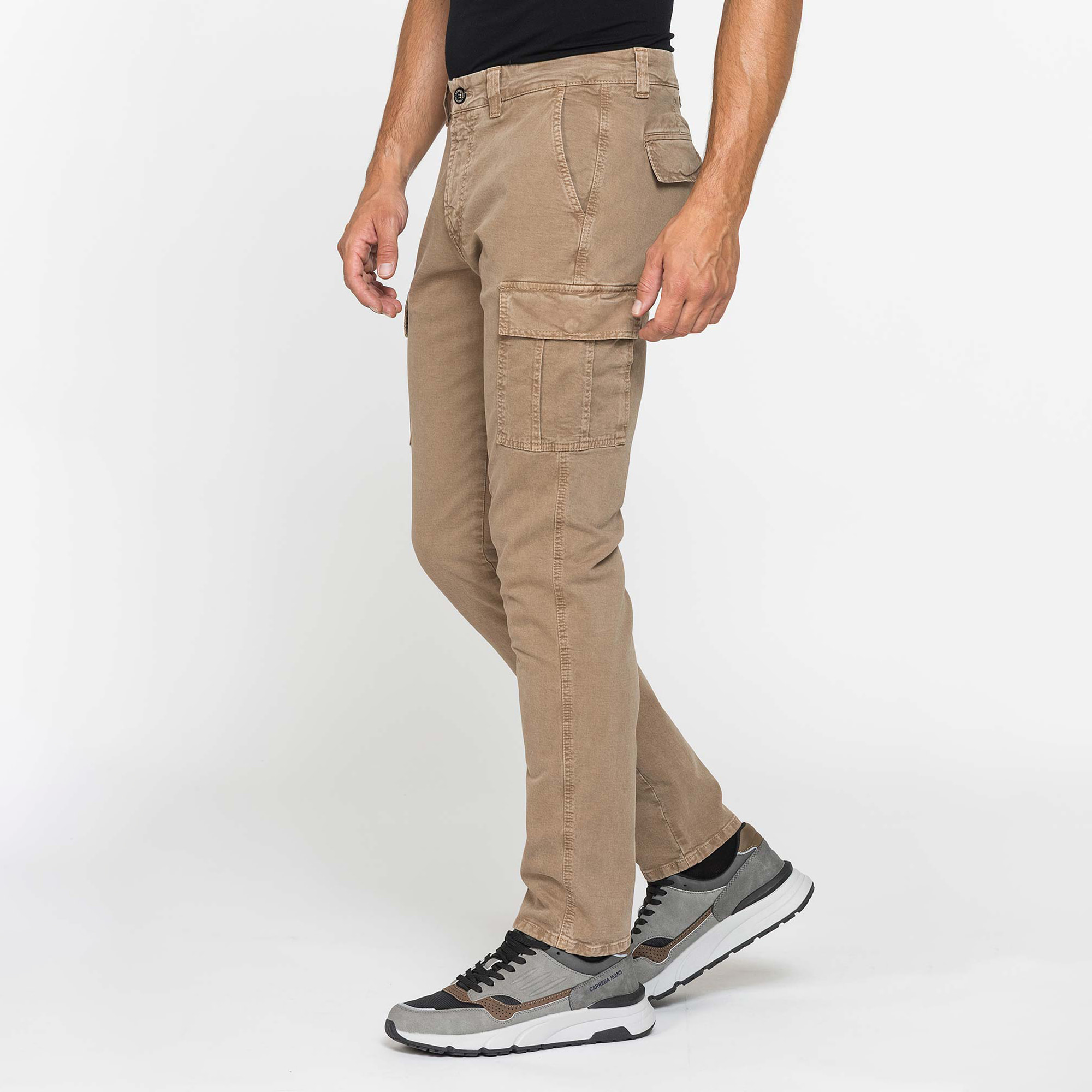 CARGO MOD. 619 SLIM FIT IN PESANTE GABARDINA STRETCH