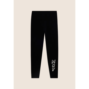 Leggings 7/8 con stampa MOV perlata sul fondo posteriore