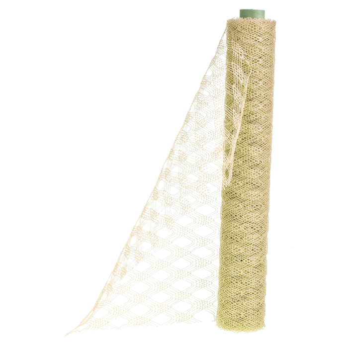 Bobina Diamond Mesh 50 Cm 5 Mt - Pezzi 6 - 500X50X0,1cm - Colore: Bianco - Bianchi Dino - Decorazioni Varie