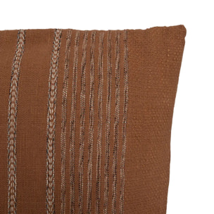 Coussin Mira 55x55cm terracotta