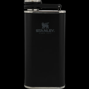 Petaca - 0,23L - CLASSIC EASY FILL WIDE MOUTH FLASK - Matte Black Pebble