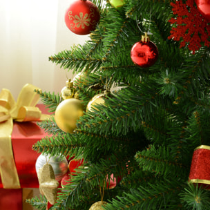 árbol de Navidad Artificial con 865 Ramas 91x210cm Verde