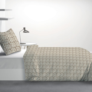 Parure De Couette 2pcs 100% Microfibre 60gsm- Carmel