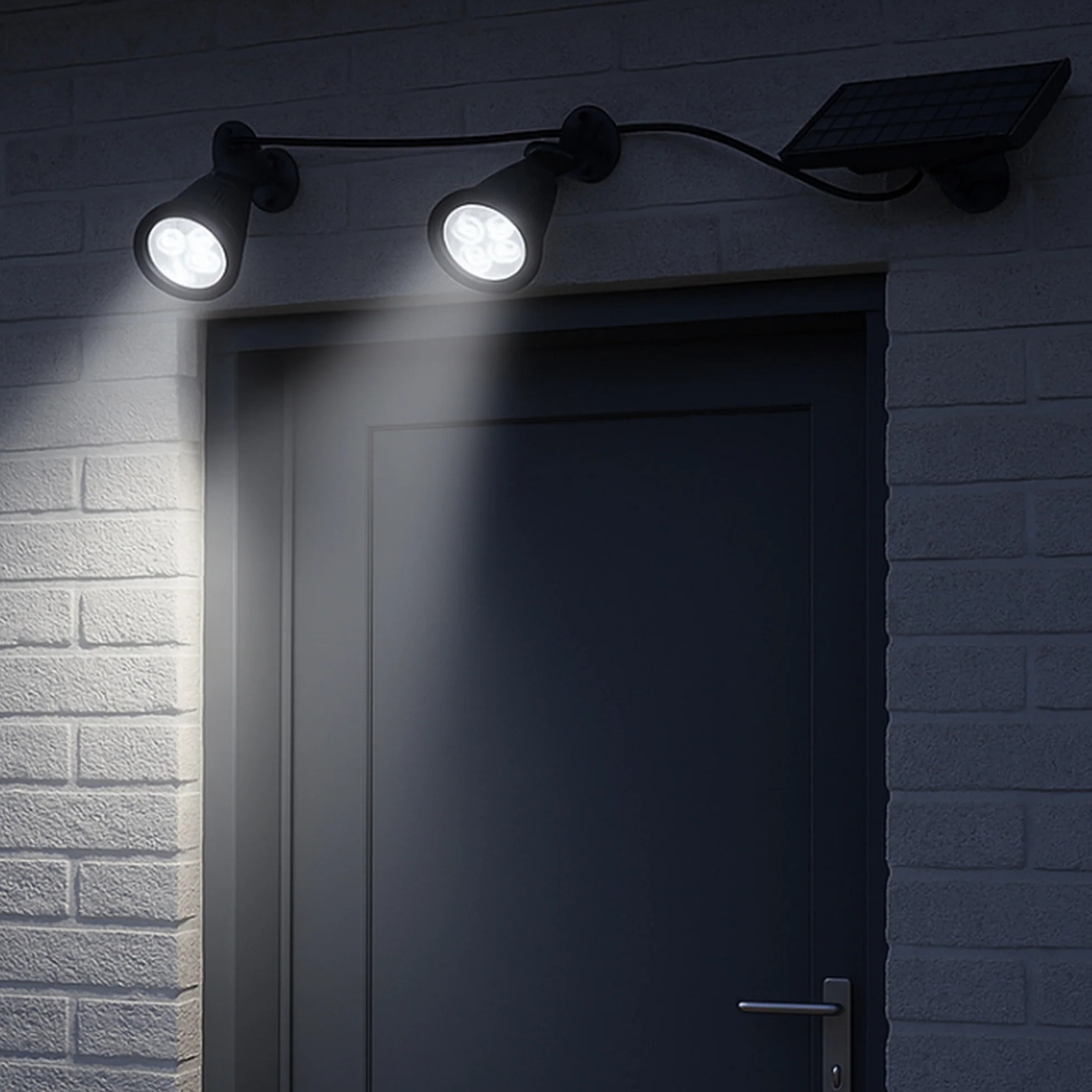 2 Spot solaire connecté FAMILY SPIKY 400LM