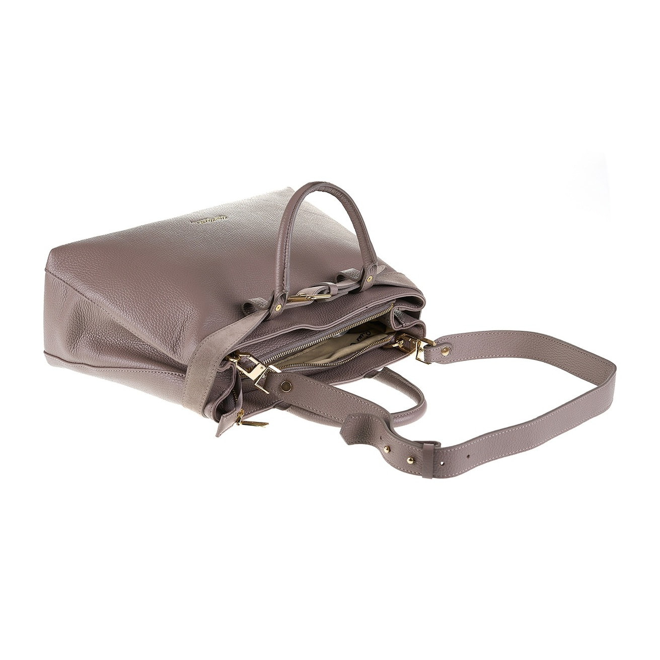 Borsa a mano da donna Made in Italy - Modello Lumina Chic - 100% pelle - 37.0 x 25.0 x 12.0 cm