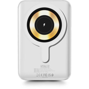 Batterie externe URBAN FACTORY 10000 mAh MagSafe blanc