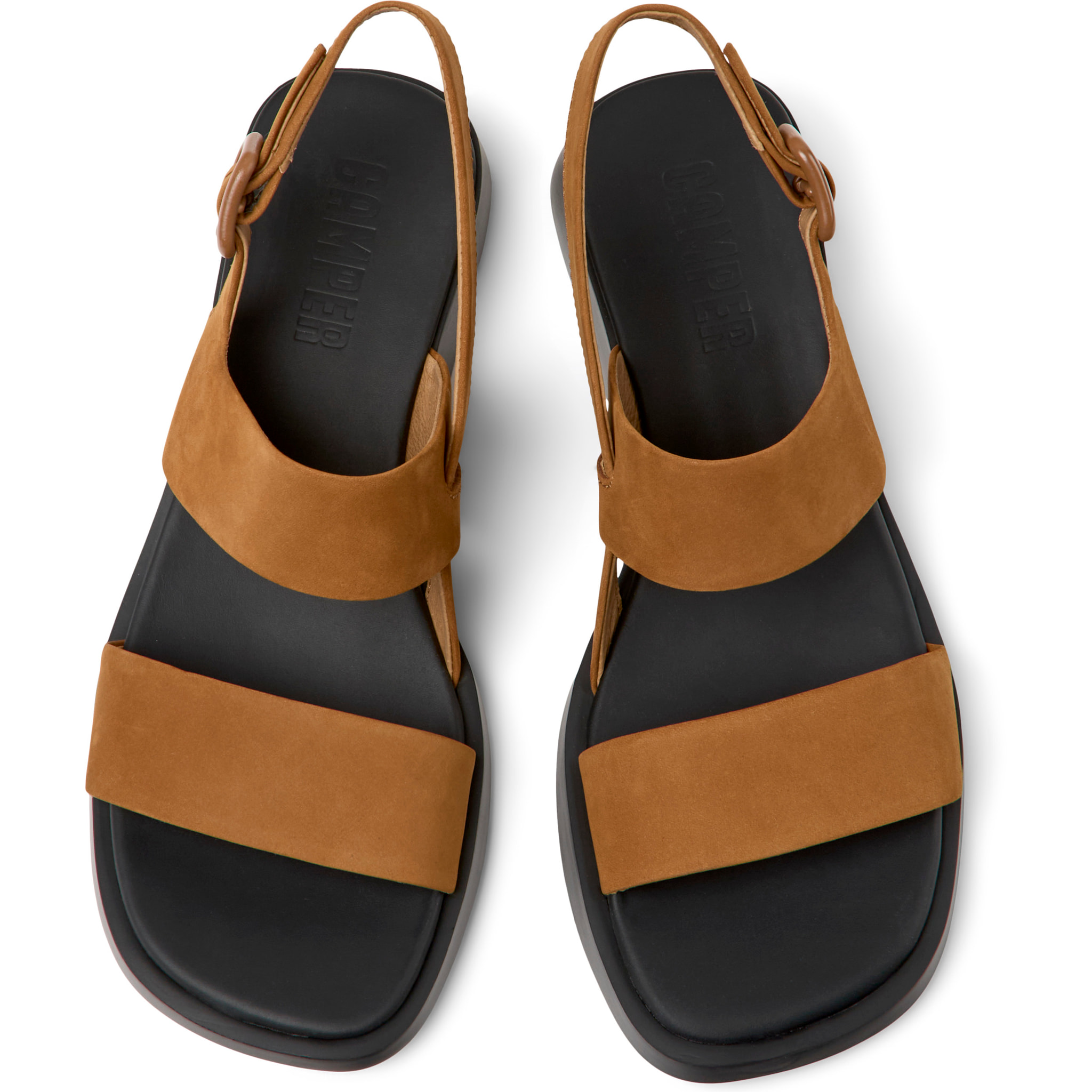Sandalias - CAMPER Dana - Marron - Cuero Nubuck