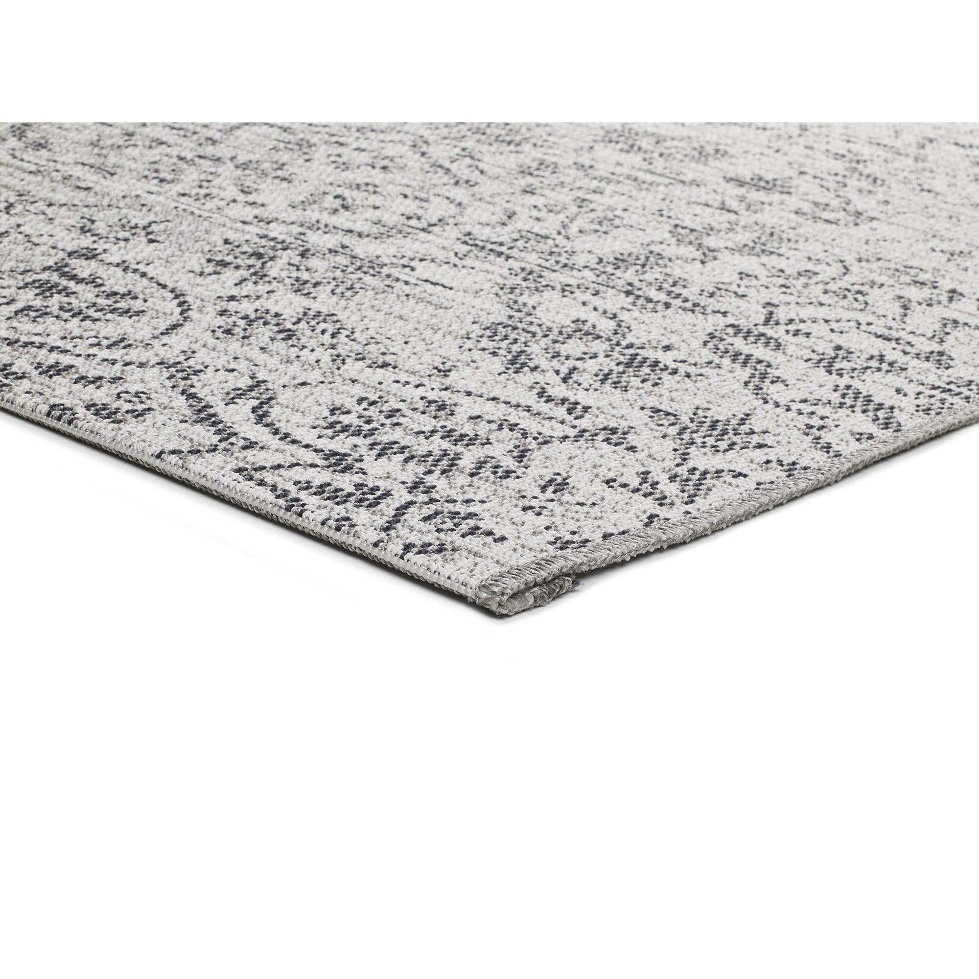 Alfombra de exterior-interior Weave gris, varias medidas disponibles