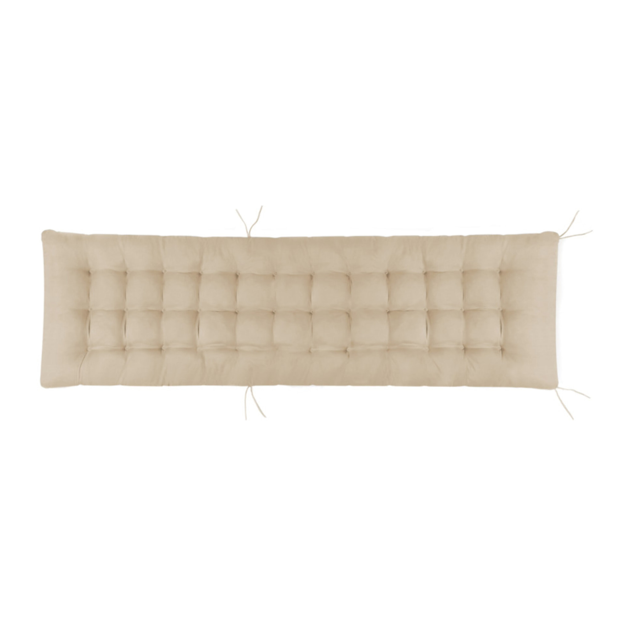 Coussins universels beiges pour bain de soleil - lot de 2