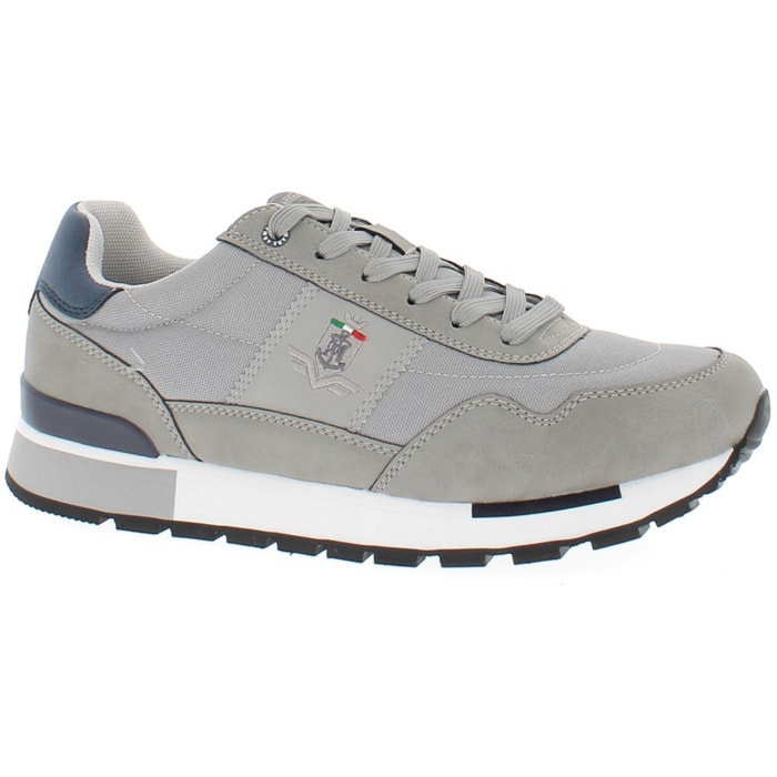 Armata di Mare Scarpe Uomo Sneakers Vintage Running con Soletta Rimovibile in Memory Foam AMU S25N715 Grey