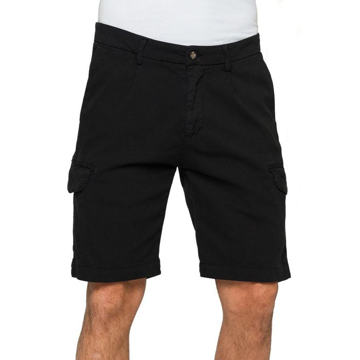 Bermudas Hot Buttered Sanur cargo Negro