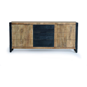 Aparador de Madera de Mango Estilo Industrial Moderno