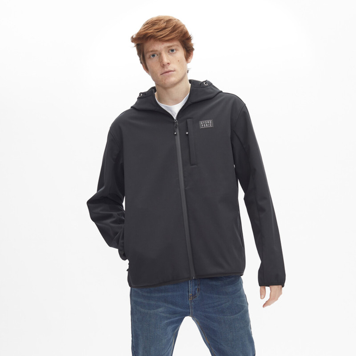Chaqueta Softshell con capucha y cremallera CAMPUS Hydroponic