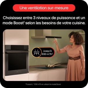 Hotte décorative murale LG HCEZ3626S ThinQ