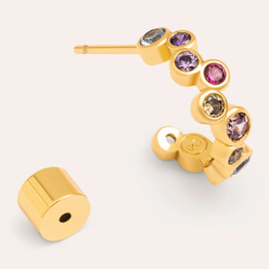 Orecchino XS Bubbles Placcato Oro