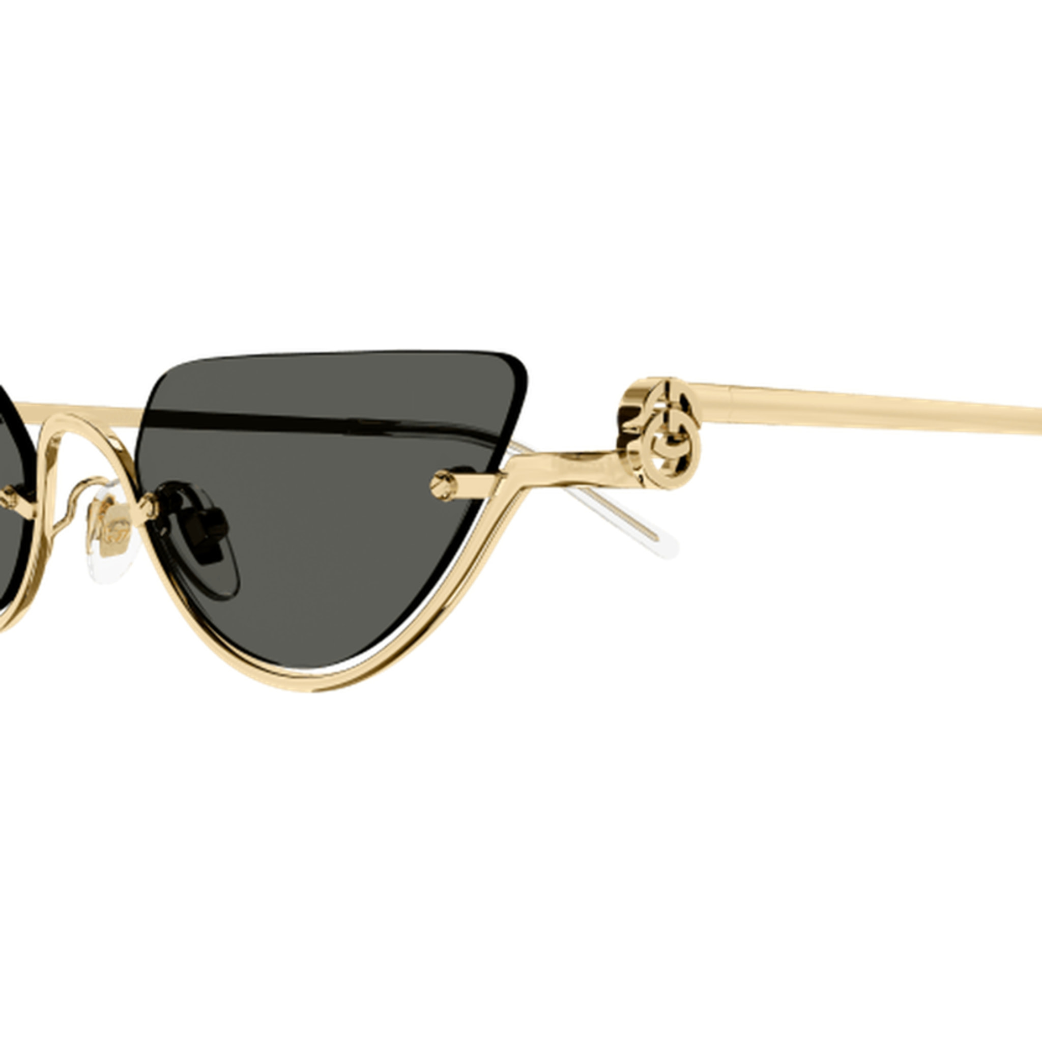 Gafas de Sol Gucci GG1603S-001 de Metal Mujer 53 mm