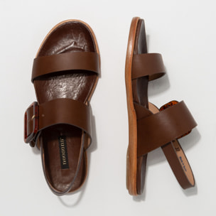 Sandalias S3006 RESTORED SKIN BROWN / AURORA color Brown