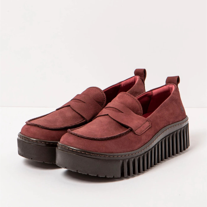 Zapatos 1530 NOBUCK BURDEOS/BRIGHTON color Burdeos