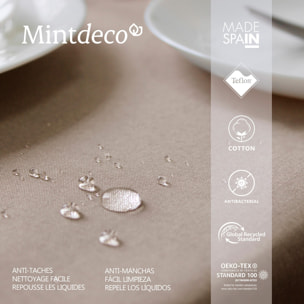 Mantel antimanchas SALLY GRANATE