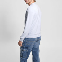 Sweat - broderie - logo - bleu clair