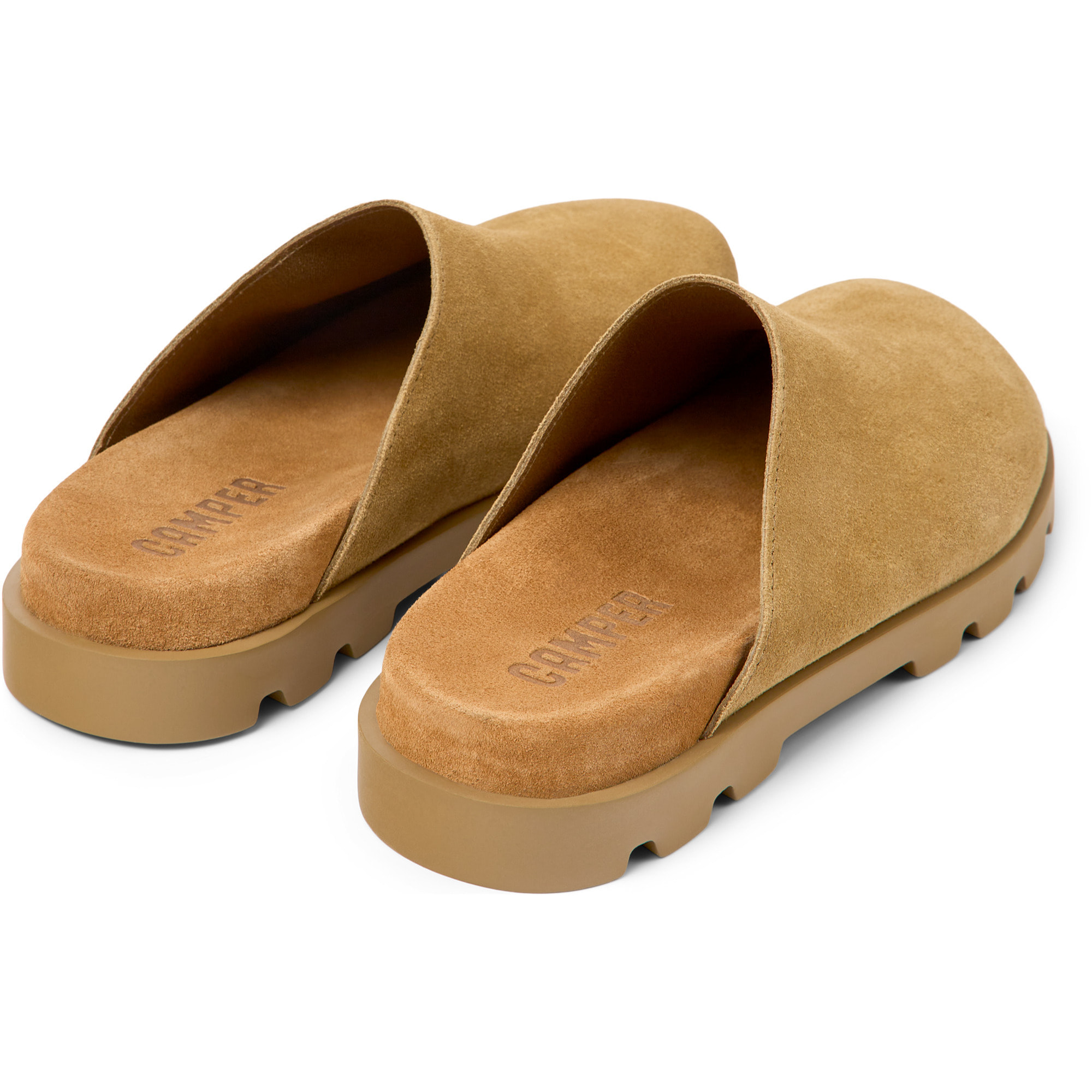 Mules - CAMPER Brutus - Marron - Piel de ante