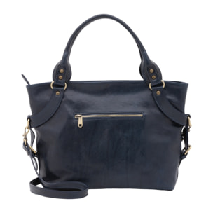 Borsa a mano da donna - Modello False - 100% pelle - 43.0 x 28.0 x 12.0 cm