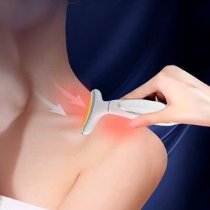 Dispositivo di bellezza 6 in 1 con LED, EMS, ioni, freddo, calore e vibrazione.