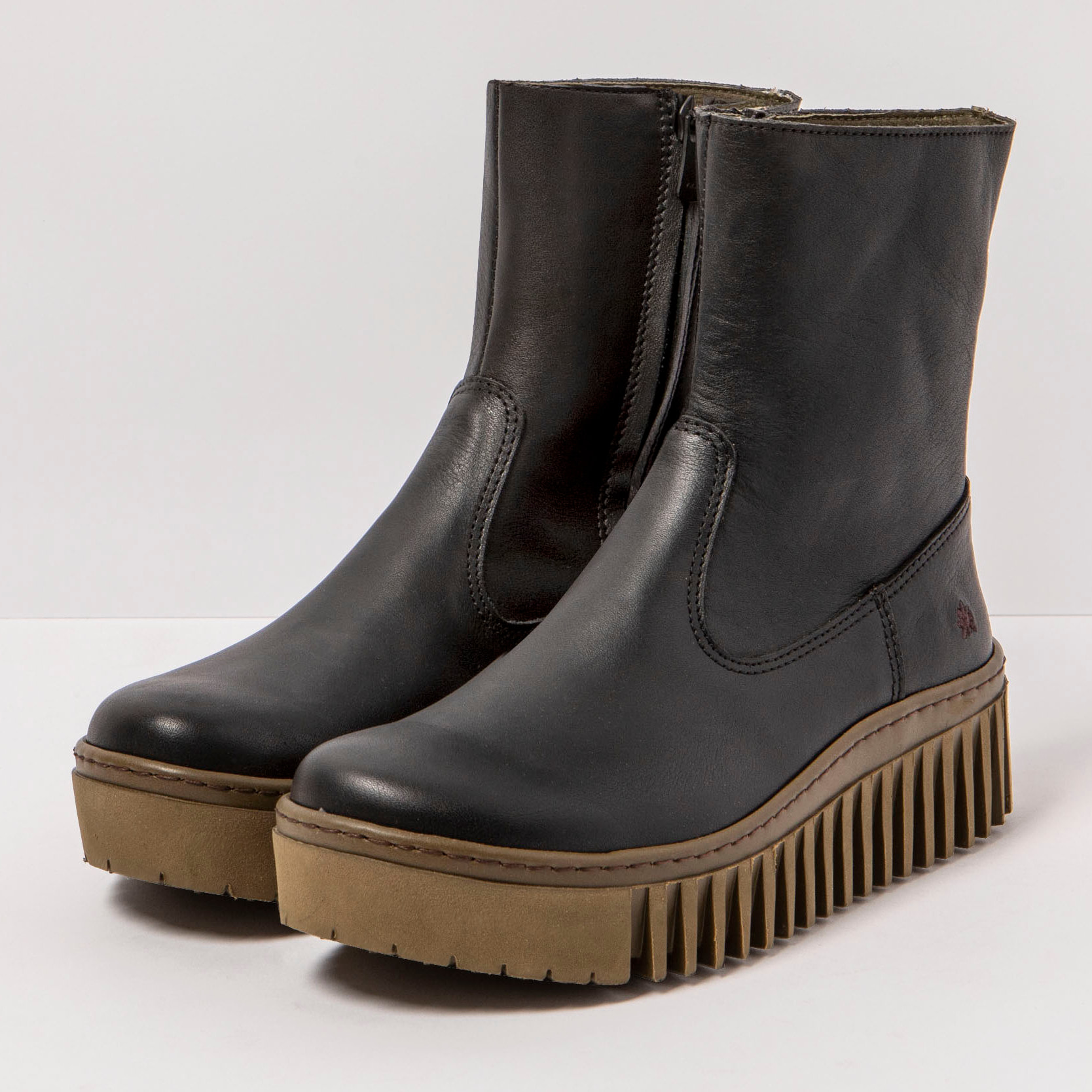 Botines 1531 NAPPA BLACK-BRONZE/BRIGHTON color Black-bronze