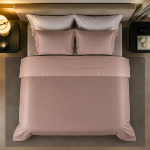 COTTON CLUB Completo Letto Bicolor in Percalle