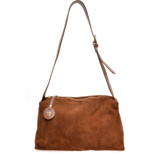 Borsa a tracolla Anna Luchini Marrone
