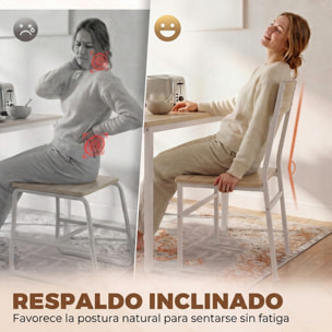 Conjunto de Mesa y 6 Sillas de Comedor de 7 Piezas, Mesa de Cocina Extensible 120-160 cm con 6 Sillas, Ahorro de Espacio, para 4-6 Personas, Marco Metálico, Efecto Roble