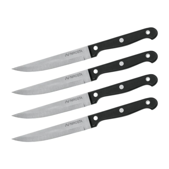 Lot de 4 Couteaux à steak Nirosta Mega 21 cm